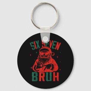 67 Chirstmas Funny Six Seven Bruh Meme Brainrot Sa Key Ring