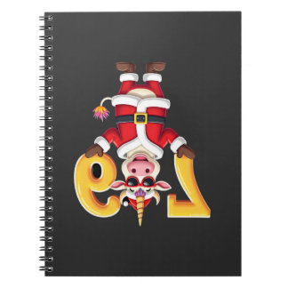 67 Christmaas Unicorn 6 7 Meme for Girls Kids Funn Notebook