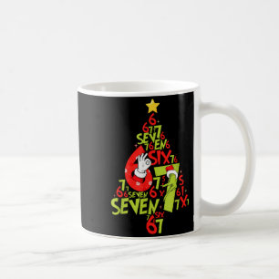 67 Christmas 6 7 Meme Pajamas Holiday Gen Alpha Sl Coffee Mug