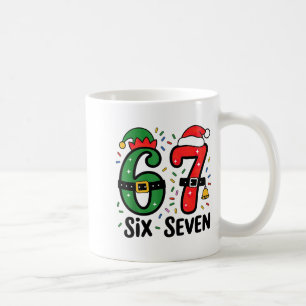 67 Christmas 6 7 Meme Six Seven Xmas  Coffee Mug