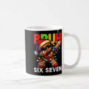67 Christmas Bruh Funny 67 Gingerbread Dabbing Kid Coffee Mug