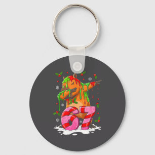 67 Christmas Funny 67 Brainrot Youth Kids Capybara Key Ring