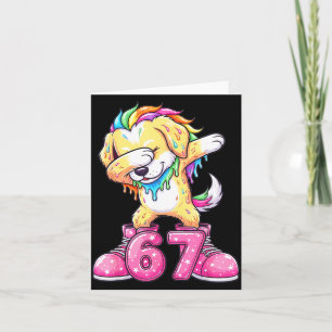67 Christmas Funny 67 Brainrot Youth Kids Dog 67  Card