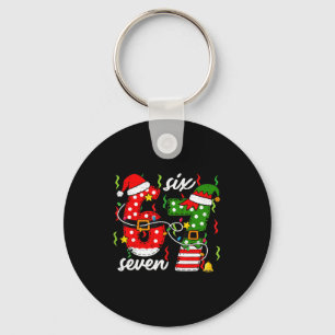 67 Christmas Funny 6 7 Meme Six Seven Shirt Boys G Key Ring