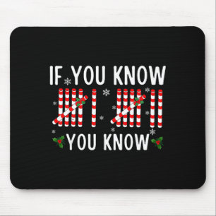 67 Christmas Funny If You Know You Know Six Seven  Mouse Pad