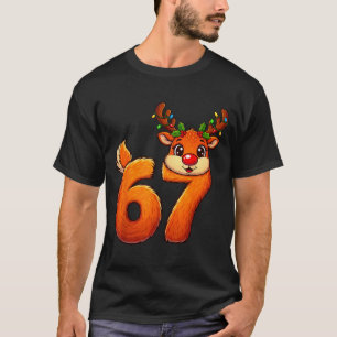 67 Christmas Funny Reindeer Bruh Meme Pajamas Wome T-Shirt