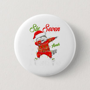 67 Christmas Funny Six Seven Bruh Meme Brainrot Sa 6 Cm Round Badge