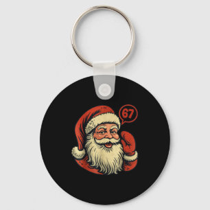67 Christmas Funny Six Seven Meme 6_7 Shirt Santa Key Ring