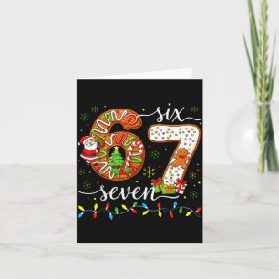 67 Christmas Gingerbreadman 6 7 Meme Xmas 67  Card
