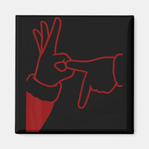 67 Christmas Hand Signals Santa Claus 6 7 Hand Ges Magnet