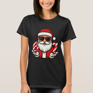 67 Christmas Meme Six Funny Santa  T-Shirt