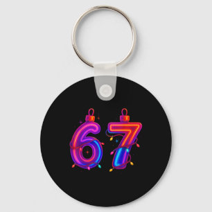 67 Christmas Ornament Meme Ice Drip Holiday Pajama Key Ring