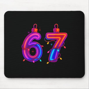 67 Christmas Ornament Meme Ice Drip Holiday Pajama Mouse Pad