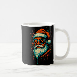 67 Christmas Santa Face 6 7 Meme Six Seven Teen Bo Coffee Mug