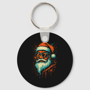 67 Christmas Santa Face 6 7 Meme Six Seven Teen Bo Key Ring