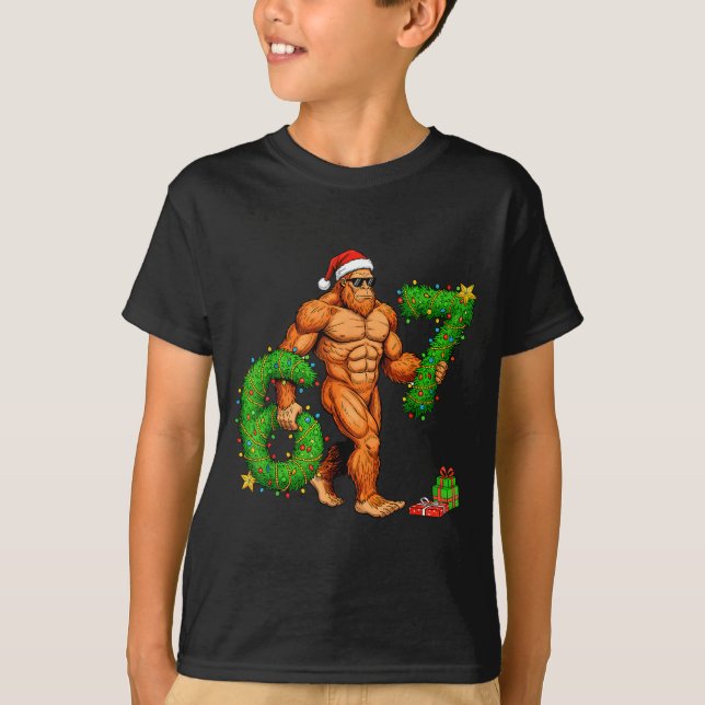 67 Christmas Sasquatch Funny Meme 67 Christmas Men T-Shirt (Front)
