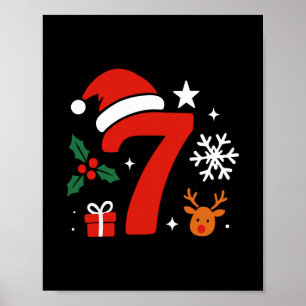 67 Christmas Shirt Couple Matching Seven  Poster