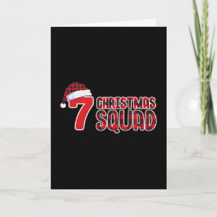 67 Christmas Shirt Six Seven Meme Squad 67 Red Pla Card