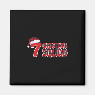 67 Christmas Shirt Six Seven Meme Squad 67 Red Pla Magnet