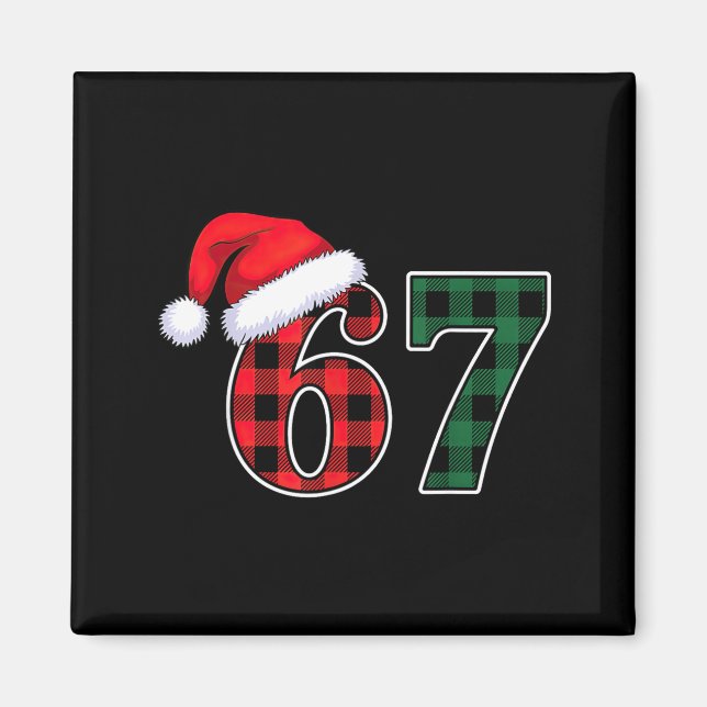 67 Christmas Six Seven Xmas  Magnet (Front)