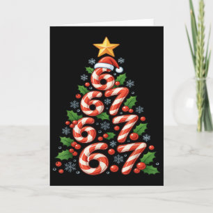 67 Christmas Tree Candy Cane Funny Holiday Xmas Br Card