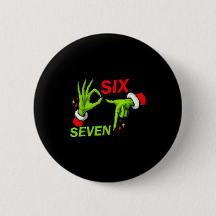 67 Christmas Trending Meme Saying 6 7 Meme Costume Cm Round Badge