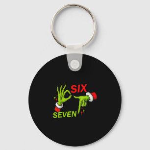 67 Christmas Trending Meme Saying 6 7 Meme Costume Key Ring
