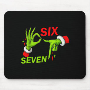 67 Christmas Trending Meme Saying 6 7 Meme Costume Mouse Pad