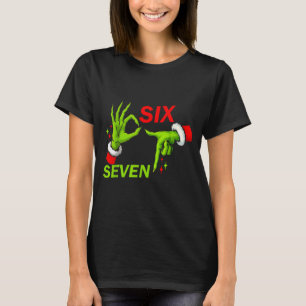 67 Christmas Trending Meme Saying 6 7 Meme Costume T-Shirt