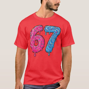 67 Costume Six Seven Meme Number 6 7 On It Youth T T-Shirt