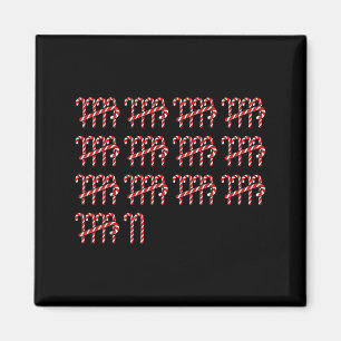 67 Counting Candy Cane Math Teacher Vintage 67th N Magnet