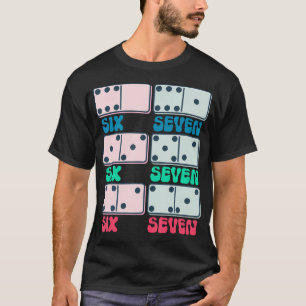 67 Counting Dominos Blocks Mathematics Teacher Vin T-Shirt