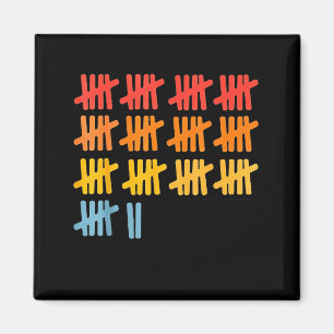 67 Counting Math Teacher Mathematics 67th Number  Magnet