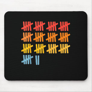67 Counting Math Teacher Mathematics 67th Number Mouse Pad