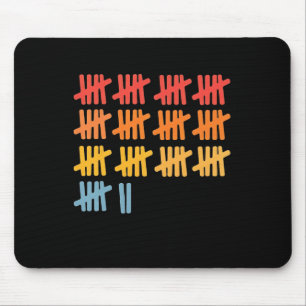 67 Counting Math Teacher Mathematics 67th Number Mouse Pad