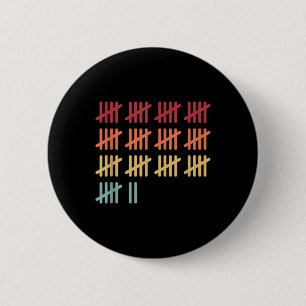 67 Counting Math Teacher Mathematics 67th Number V 6 Cm Round Badge