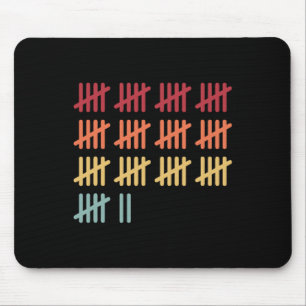 67 Counting Math Teacher Mathematics 67th Number V Mouse Pad