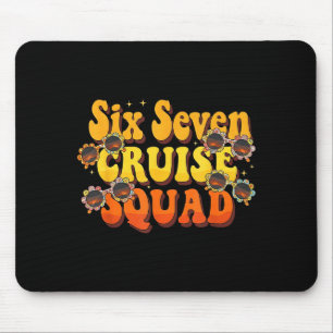 67 Cruise Squad 2025 Groovy Kids Cruise Meme Match Mouse Pad