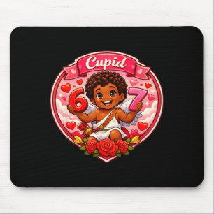 67 Cupid African American Valentine Meme Trend  Mouse Pad