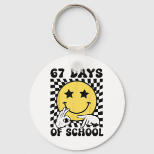 67 Day Of School Teacher Kids Six Seven Meme 6 7 G Key Ring