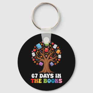 67 Days In The Books Reading Teacher 67th Day Of S Key Ring
