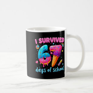 67 Days Of School I Survived Teachers Students 100 Coffee Mug