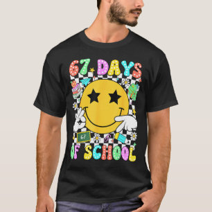 67 Days Of School Six Seven 67 Days Smarter Teache T-Shirt