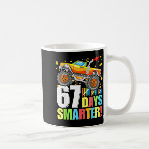 67 Days Of School Smarter Funny Six Seven Monster  Coffee Mug