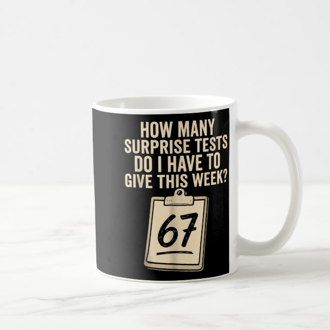 67 Days Of School Teacher 67 Shirt 67 Teacher  Coffee Mug (Right)