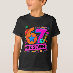 67 Days School 67 Six Seven Funny 67 Teachers Stud T-Shirt