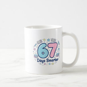 67 Days Smarter 67th Day Of School For Teacher Boy Coffee Mug