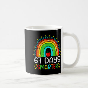 67 Days Smarter School Rainbow Teacher Days Smarte Coffee Mug