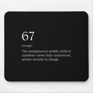 67 Definition Meme  Mouse Pad