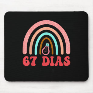 67 Dias Mas Inteligente Spanish Teacher 67th Day S Mouse Pad